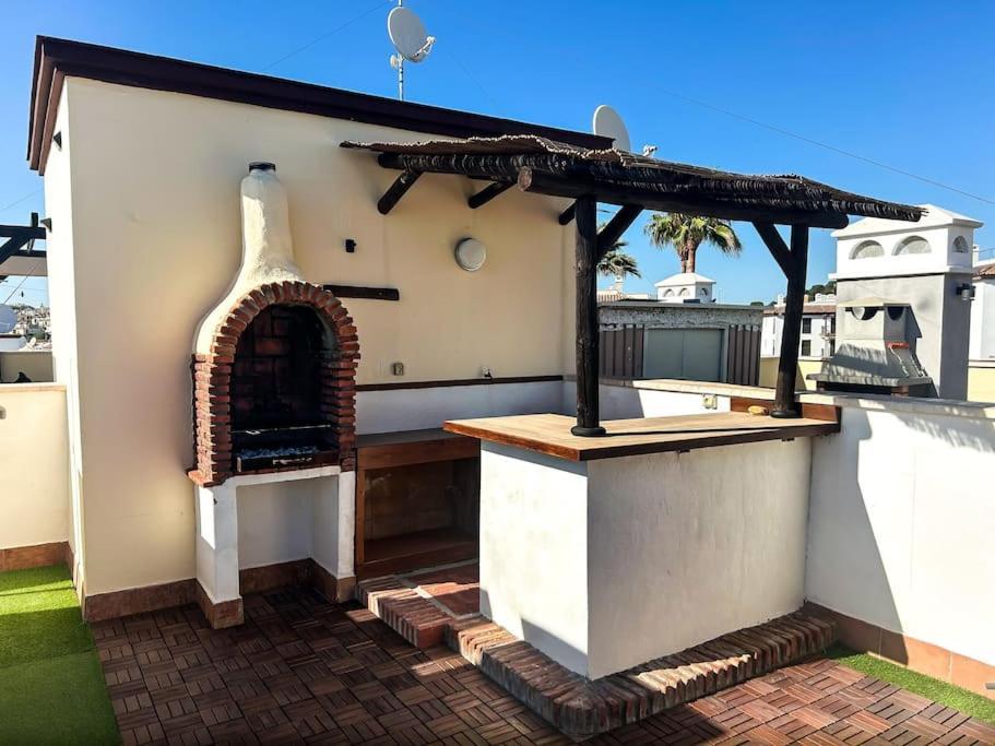 Modern Beach Duplex With Bbq Rooftop Аямонте Экстерьер фото