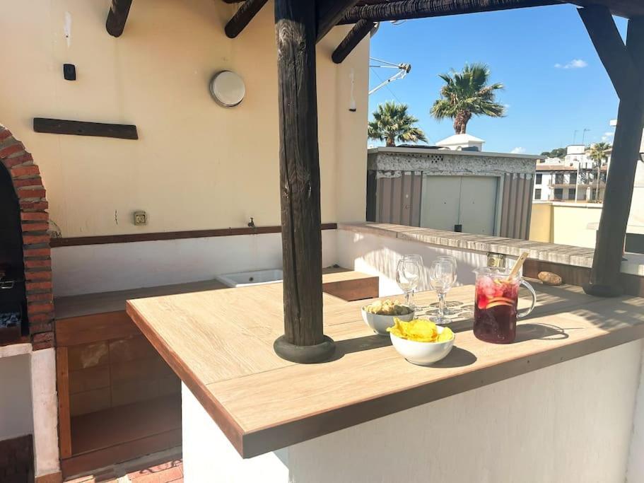 Modern Beach Duplex With Bbq Rooftop Аямонте Экстерьер фото