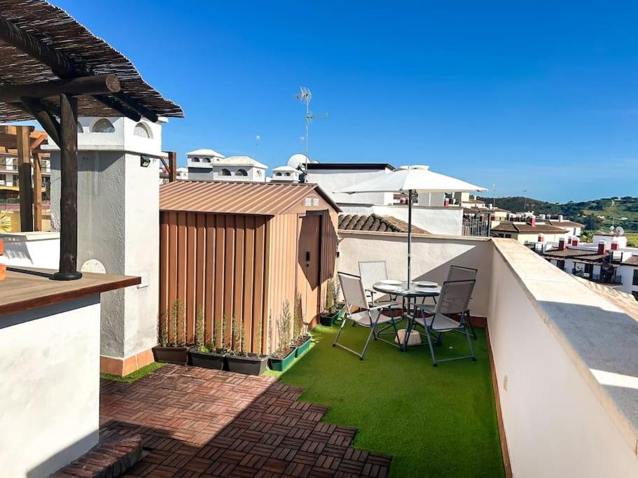 Modern Beach Duplex With Bbq Rooftop Аямонте Экстерьер фото